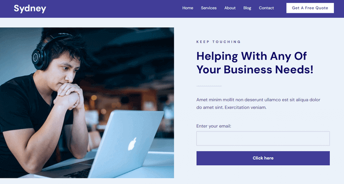 悉尼专业 WordPress 主题