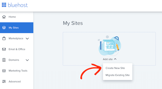 使用 Bluehost 安装 WordPress
