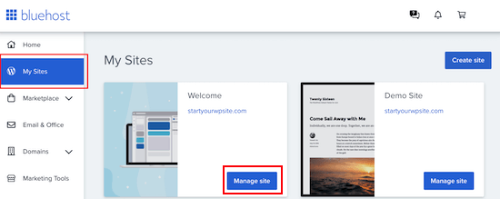 管理您的 WordPress 网站
