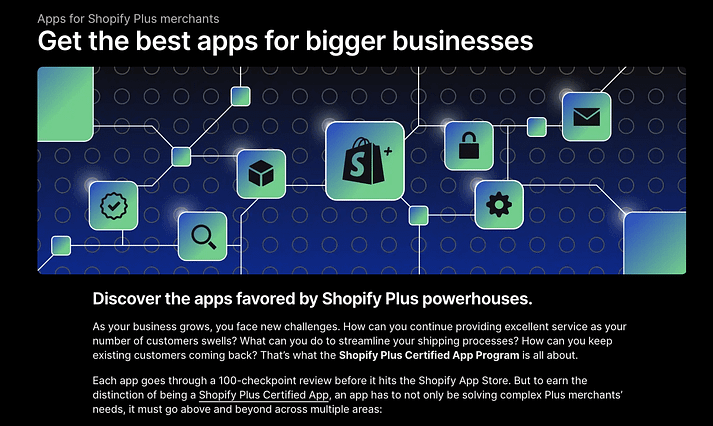 Shopify Plus 应用