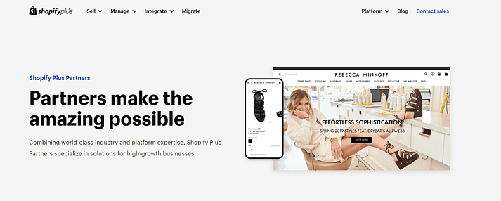 Shopify Plus 合作伙伴计划