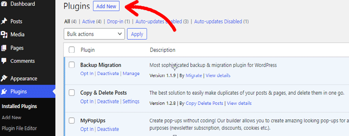 添加新插件（Add New Plugin）