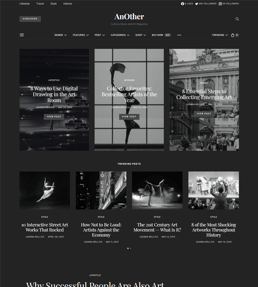 Authentic - Simple WordPress Themes