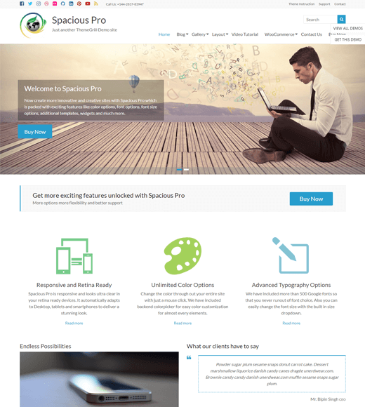 Spacious - Simple WordPress Themes