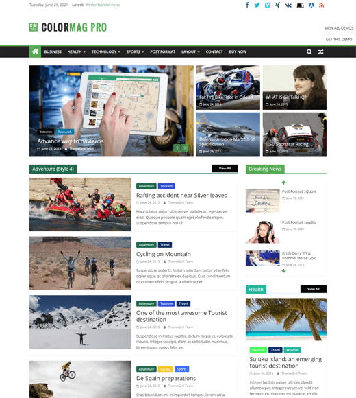 ColorMag Simple WordPress Themes
