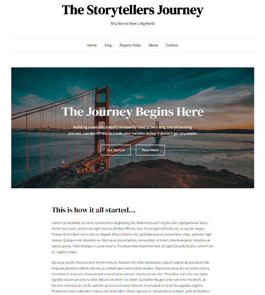 Minimalistix Simple WordPress Themes