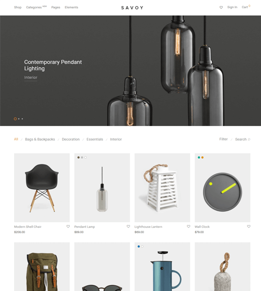 Savoy Simple WordPress Themes