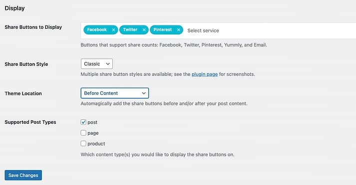 将 Facebook 分享按钮添加到 WordPress。