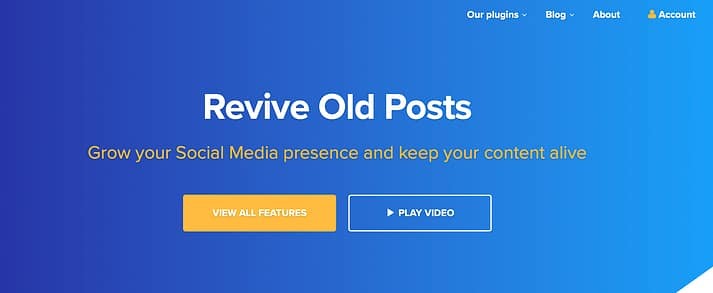 Revive Old Posts 插件。