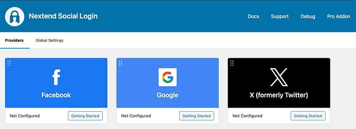 Nextend 社交登录。
