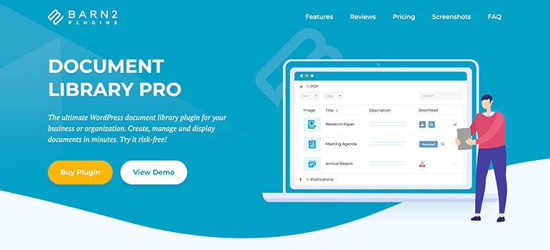 Document Library Pro - WordPress 文件上传插件