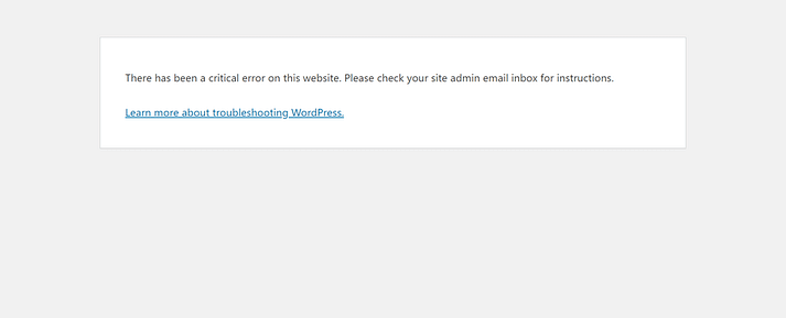 WordPress 恢复模式通常发生在 WordPress 白屏死机上。