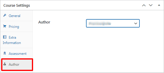 LearnPress 作者设置