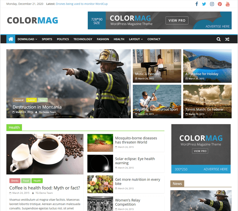 ColorMag 主题
