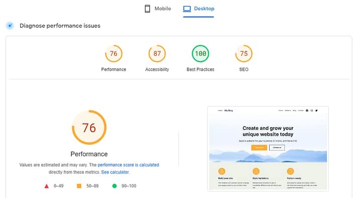 使用 WP Optimize 获得性能结果。
