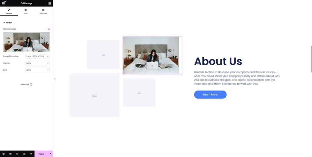 自定义 Elementor 模板