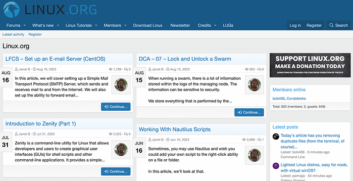 Linux 是开源软件。
