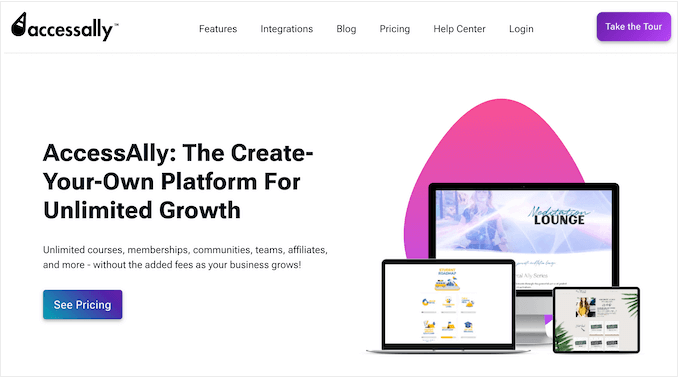 AccessAlly – 最适合一体化课程和社区的WordPress插件