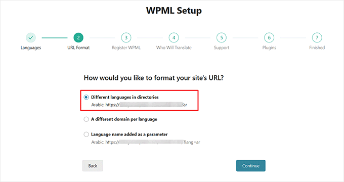 Choose a URL format 选择一个URL格式