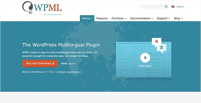 WPML website WPML网站