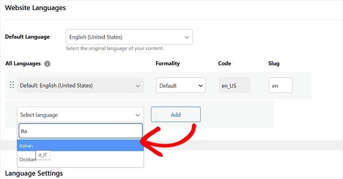 Choose a language for translation from the dropdown menu 从下拉菜单中选择一种语言进行翻译