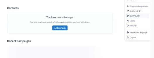 Brevo - API 和 SMTP。