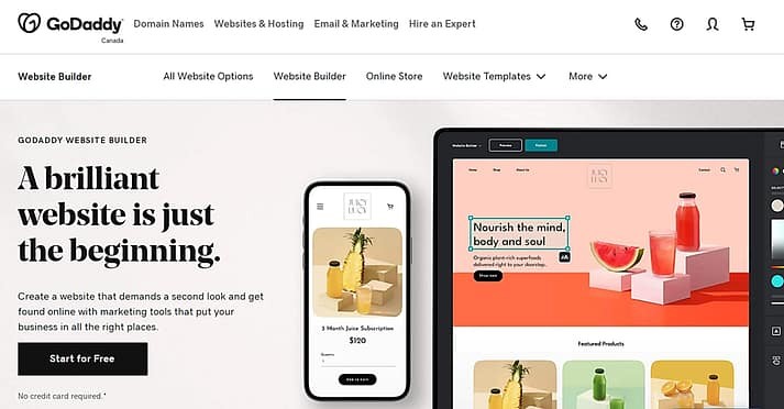GoDaddy 网站建设器