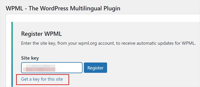 用OTGS安装器获取你的网站密钥