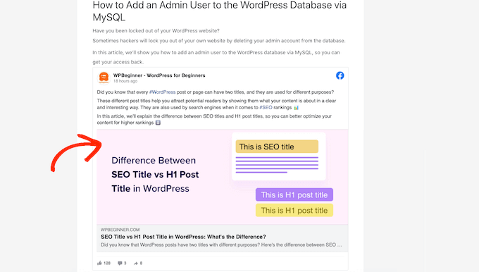一篇嵌入在WordPress网站上的Instagram帖子