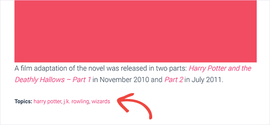 自定义分类法显示