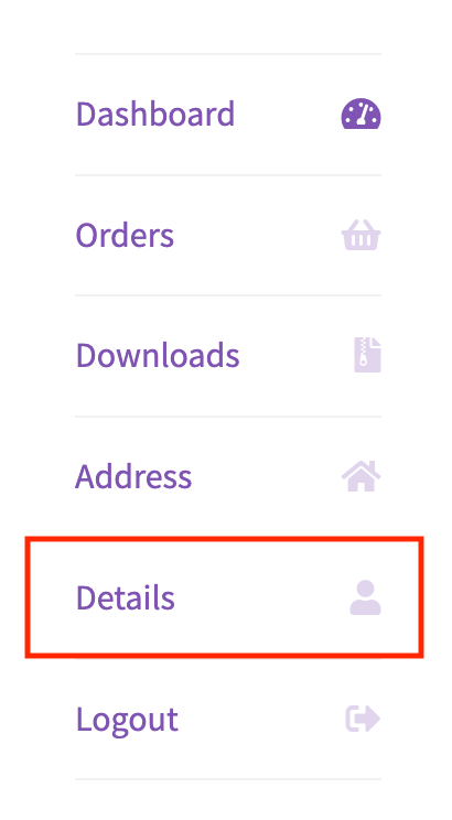 WooCommerce 我的账户定制菜单，修改文本