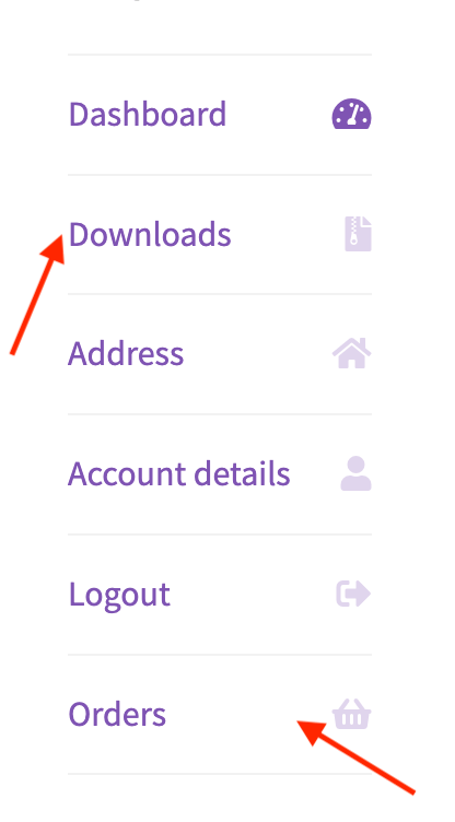 WooCommerce 我的账户定制菜单订单